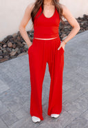 Wide Leg Pant Set-Sets-Krush Kandy, Women's Online Fashion Boutique Located in Phoenix, Arizona (Scottsdale Area)