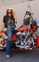 Kancan Confidence Boosting Distressed Flare Jean-Jeans-Rae Collective, Women's Online Fashion Boutique Located in Phoenix, Arizona (Scottsdale Area)