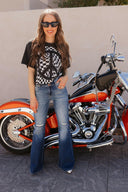 Kancan Confidence Boosting Distressed Flare Jean-Jeans-Rae Collective, Women's Online Fashion Boutique Located in Phoenix, Arizona (Scottsdale Area)