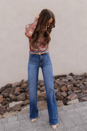 Dusk to Dawn Gradient Wide Leg Kancan Jeans