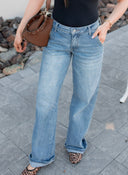 KANCAN Main Character Mid Rise Wide Leg Jeans