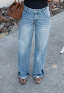 KANCAN Main Character Mid Rise Wide Leg Jeans