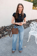 KANCAN Main Character Mid Rise Wide Leg Jeans
