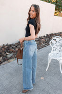 KANCAN Main Character Mid Rise Wide Leg Jeans