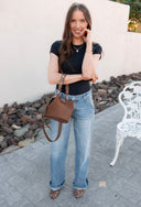 KANCAN Main Character Mid Rise Wide Leg Jeans