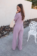 Tie Waist Pant Set-Sets-Krush Kandy, Women's Online Fashion Boutique Located in Phoenix, Arizona (Scottsdale Area)