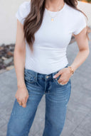 Perfect Fit Second Skin Short Sleeve Top-Tops-Krush Kandy, Women's Online Fashion Boutique Located in Phoenix, Arizona (Scottsdale Area)