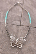 Bethany's Butterfly Sterling Silver Desert Pearl Necklaces-Pearl Necklaces-Krush Kandy, Women's Online Fashion Boutique Located in Phoenix, Arizona (Scottsdale Area)