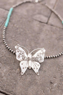 Bethany's Butterfly Sterling Silver Desert Pearl Necklaces-Pearl Necklaces-Rae Collective, Women's Online Fashion Boutique Located in Phoenix, Arizona (Scottsdale Area)