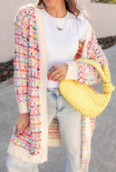 Pop Of Color Long Cardigan