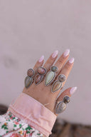 Multi Jasper Stone Rings-Rings-Rae Collective, Women's Online Fashion Boutique Located in Phoenix, Arizona (Scottsdale Area)