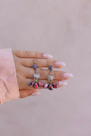 Crystal & Multi Stone Earrings-Earrings-Rae Collective, Women's Online Fashion Boutique Located in Phoenix, Arizona (Scottsdale Area)