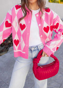 Harley's Heart Knit Cardigan-Cardigan-Krush Kandy, Women's Online Fashion Boutique Located in Phoenix, Arizona (Scottsdale Area)