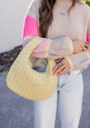 Cozy Kandy Stripe Sleeve Sweater-Sweater-Krush Kandy, Women's Online Fashion Boutique Located in Phoenix, Arizona (Scottsdale Area)