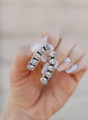 Angel Stone Sterling Silver Earrings-Drop Earrings-Rae Collective, Women's Online Fashion Boutique Located in Phoenix, Arizona (Scottsdale Area)