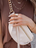 Circle CZ Chain Dainty Necklace Sterling Silver-Necklaces-Krush Kandy, Women's Online Fashion Boutique Located in Phoenix, Arizona (Scottsdale Area)