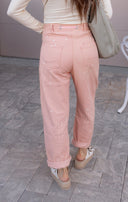 Wide Leg Patchwork Denim Pants