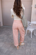 Wide Leg Patchwork Denim Pants