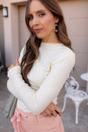 Set The Vibe Long Sleeve Ruched Top