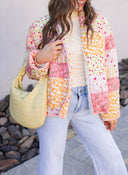 Garden of Dreams Floral Quilted Puffer Jacket