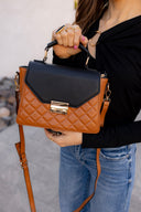 Lou Square Quilted Crossbody