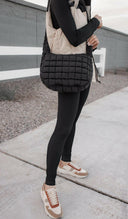 Cloud Nine Nylon Puffer Crossbody-Purses & Bags-Krush Kandy, Women's Online Fashion Boutique Located in Phoenix, Arizona (Scottsdale Area)