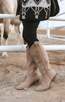 Pink Inlay High Western Embroidery Boot-Boots-Krush Kandy, Women's Online Fashion Boutique Located in Phoenix, Arizona (Scottsdale Area)