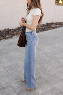 The Flirt Fit Full Length Straight Denim Jeans | 2 Washes