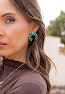 Camila Horseshoe Turquoise Earring | Made to Order