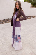 Mineral Washed Tiered Patchwork Boho Jumpsuit
