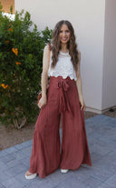 Boho Breeze Tiered Palazzo Pants S-3X-Pants-Krush Kandy, Women's Online Fashion Boutique Located in Phoenix, Arizona (Scottsdale Area)