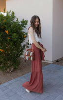 Boho Breeze Tiered Palazzo Pants S-3X-Pants-Krush Kandy, Women's Online Fashion Boutique Located in Phoenix, Arizona (Scottsdale Area)