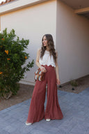 Boho Breeze Tiered Palazzo Pants S-3X-Pants-Krush Kandy, Women's Online Fashion Boutique Located in Phoenix, Arizona (Scottsdale Area)