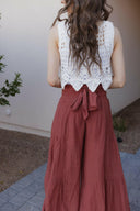 Boho Breeze Tiered Palazzo Pants S-3X-Pants-Krush Kandy, Women's Online Fashion Boutique Located in Phoenix, Arizona (Scottsdale Area)