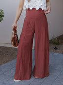 Boho Breeze Tiered Palazzo Pants S-3X-Pants-Krush Kandy, Women's Online Fashion Boutique Located in Phoenix, Arizona (Scottsdale Area)