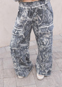 Washed Tree Camo Cargo Pants