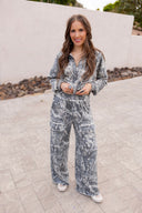 Washed Tree Camo Cargo Pants