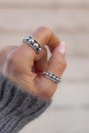 Sterling Silver Studded Ring MADE TO ORDER-Band Rings-Rae Collective, Women's Online Fashion Boutique Located in Phoenix, Arizona (Scottsdale Area)