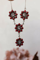 Lariat Blossom Stone Necklace-Lariat and Y Necklaces-Rae Collective, Women's Online Fashion Boutique Located in Phoenix, Arizona (Scottsdale Area)