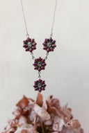 Lariat Blossom Stone Necklace-Lariat and Y Necklaces-Rae Collective, Women's Online Fashion Boutique Located in Phoenix, Arizona (Scottsdale Area)
