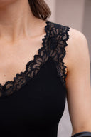 LUXE Lace Detailed Tank Top