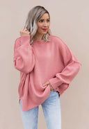 Everyday Elegance Side Slit Sweater | S-XL-Sweaters-Rae Collective, Women's Online Fashion Boutique Located in Phoenix, Arizona (Scottsdale Area)