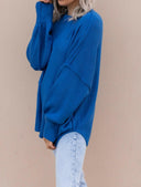Everyday Elegance Side Slit Sweater | S-XL-Sweaters-Rae Collective, Women's Online Fashion Boutique Located in Phoenix, Arizona (Scottsdale Area)