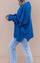 Everyday Elegance Side Slit Sweater | S-XL-Sweaters-Rae Collective, Women's Online Fashion Boutique Located in Phoenix, Arizona (Scottsdale Area)