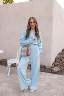 So Fetch Mineral Washed Wide-Leg Smocked Waist Pants | 6 Colors