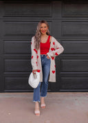 Love Me Or Not Heart Print Cardigan | S-XL-Sweaters-Rae Collective, Women's Online Fashion Boutique Located in Phoenix, Arizona (Scottsdale Area)