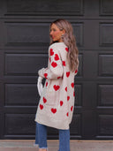 Love Me Or Not Heart Print Cardigan | S-XL-Sweaters-Rae Collective, Women's Online Fashion Boutique Located in Phoenix, Arizona (Scottsdale Area)