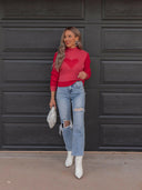 LOVER Heart Print Sweater | S-XL-Sweaters-Rae Collective, Women's Online Fashion Boutique Located in Phoenix, Arizona (Scottsdale Area)