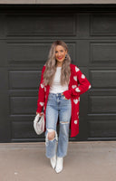Love Me Or Not Heart Print Cardigan | S-XL-Sweaters-Rae Collective, Women's Online Fashion Boutique Located in Phoenix, Arizona (Scottsdale Area)