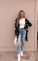 Love Me Or Not Heart Print Cardigan | S-XL-Sweaters-Rae Collective, Women's Online Fashion Boutique Located in Phoenix, Arizona (Scottsdale Area)